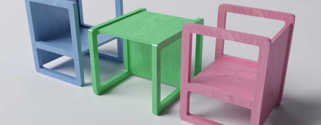 mesas y sillas infantiles
